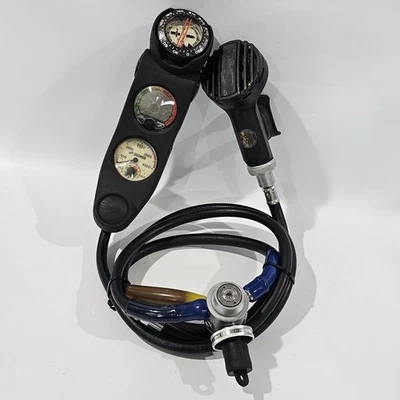 Poseidon JetStream DIN SCUBA Regulator 2 Stage With Sherwood Gauge Pod UNTESTED - Image 1 of 4