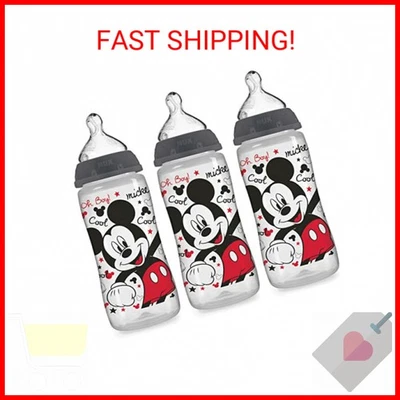 Biberón NUK Disney, Mickey Mouse, 10 onzas (paquete de 3) Foto 1 de 2