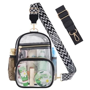 Clear Bag Stadium Approved Events Concerts Bags Sports Outdoors with Water Bo... - Picture 1 of 7