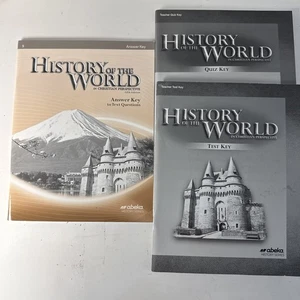 Abeka History Of The World Fifth Ed. Teacher Test Quiz Answer Keys 7th Grade - Picture 1 of 1
