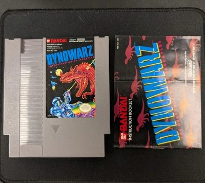 Dynowarz: The Destruction of Spondylus (NES, 1990) Game & Manual | Tested | Auth - Image 1 of 4