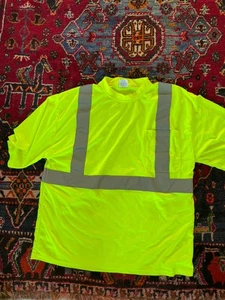Camiseta de seguridad reflectante Forester Hi-Vis Clase 2 - verde seguridad L - Imagen 1 de 4