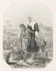 FINDEN (*1791) nach BROWN (19.Jhd), Allegorie auf Ägypten, Sst. Romantik - Picture 1 of 5