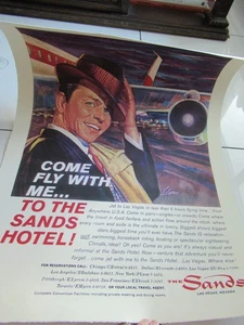 FRANK SINATRA KOMM UND FLIEG MIT MIR... INS SANDHOTEL! Poster 21x28 in Farbe selten - Bild 1 von 2