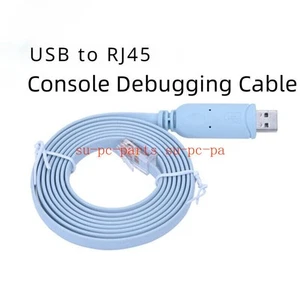 Console USB to RJ45 RS232 For Cisco Huawei H3C Switch Router OLT debugging Cable - Afbeelding 1 van 4