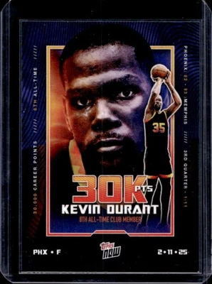 2024-25 Topps Now Kevin Durant #11 Suns - Image 1 of 2