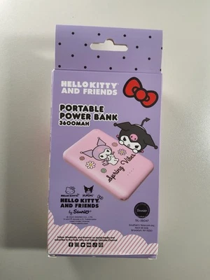 Banco de alimentación portátil Kuromi con indicador LED 3600mAh Foto 1 de 2