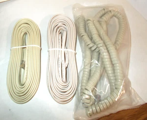 2 cables telefónicos Tiger de 25 pies 26 AWG E195576/E226411 AWM 20251 NOS + CABLE - Imagen 1 de 5