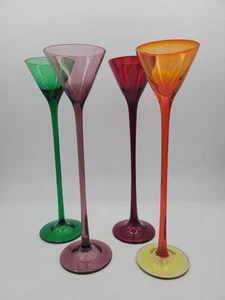 4 Langstielglas La Grande Cordials Schnaps Likör Gläser Bunt Barware #2 - Bild 1 von 3