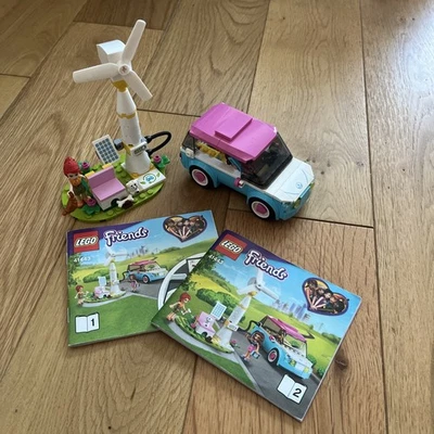 LEGO FRIENDS 41443 Olivia's Electric Car Complete set with Instructions NO Box - Image 1 of 4