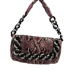 Michael Kors Dahlia Pink Reptile Handbag - Picture 1 of 8