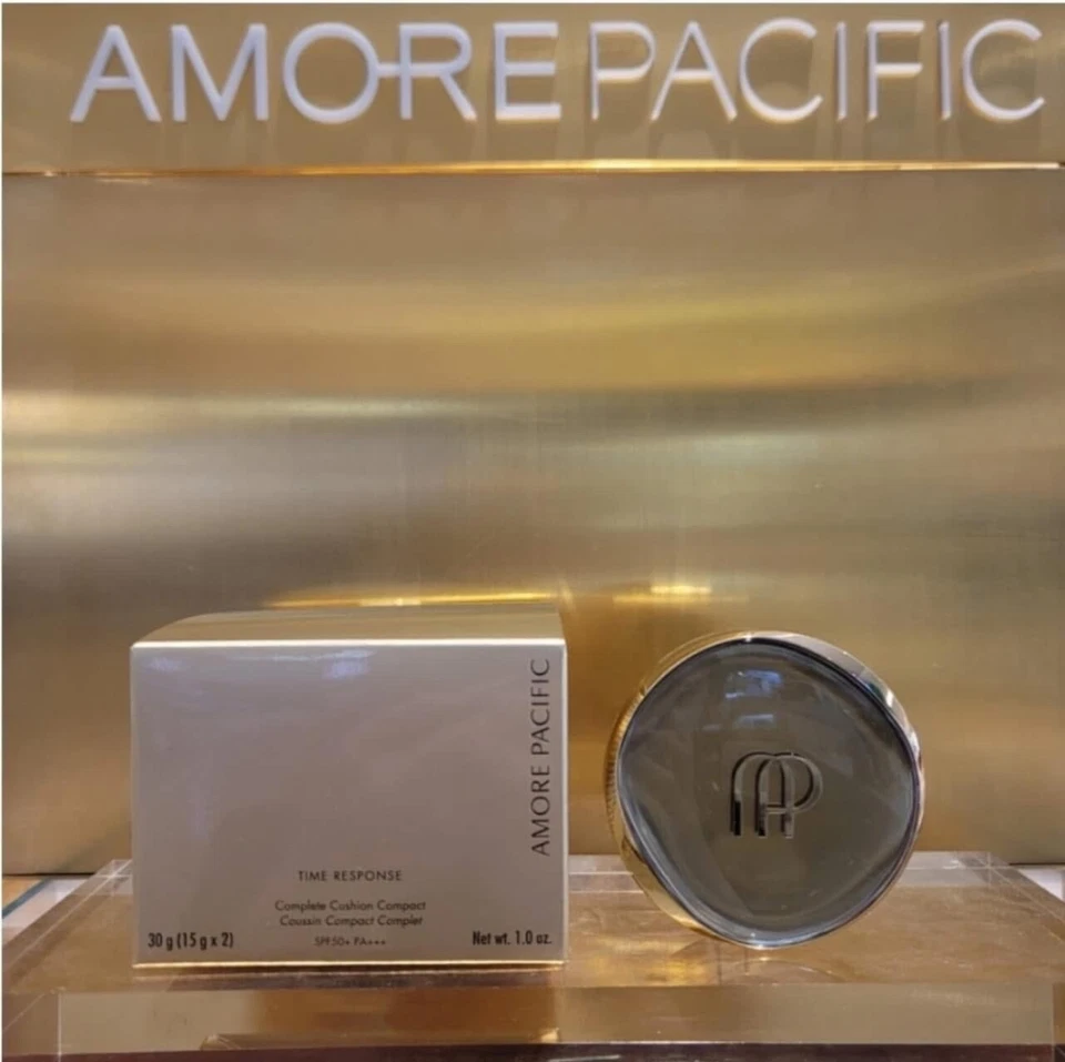 Cojín Completo Compacto AMOREPACIFIC TIME RESPONSE (15g + Recarga 15g) K-Beauty Foto 1 de 4