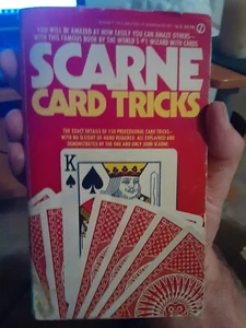 SCARNE card tricks written by John Scarne- Worlds #1 Wizard with cards - Picture 1 of 1