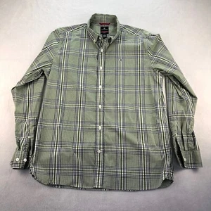 Vicotrinox Shirt Herren groß grün kariert maßgeschneiderte Passform Langarm Knopfleiste - Bild 1 von 9