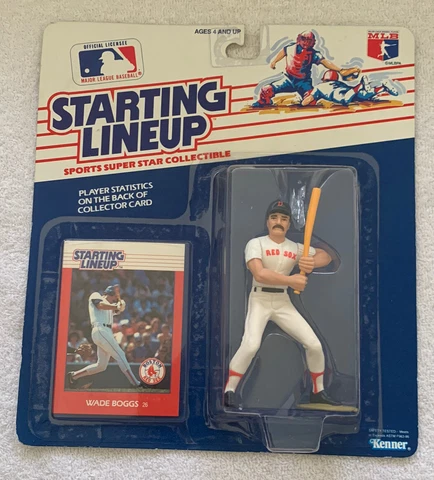 1988 - MLB Starting Lineup WADE BOGGS - Boston Red Sox Vintage NOS Cover