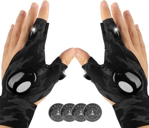 LED Flashlight Gloves Gifts for Men Dad Father Boyfriend Husband Unique Cool Gad - Picture 1 of 7