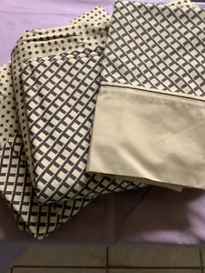2 SETS VTG. BILL BLASS SPRINGMAID PERCALE SHEETS DOUBLE DIAMOND TWIN - Picture 1 of 9