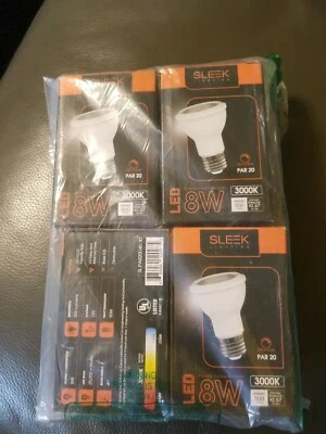 4 Pack Sleek Lighting PAR20 LED 8W 3000K LED Light Bulb - Image 1 of 3