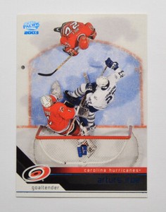 2002-03 Pacific Blue #67 Arturs Irbe (Missing Serial Number)