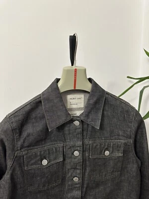 Helmut Lang 1999 Classic Denim Grey Jacket 44 Made In Italy - Image 1 of 4