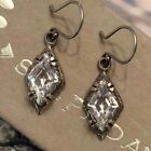 Silpada Marquise Cubic Zirconia CZ Sterling Silver Earrings W1884 RARE