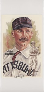 1981 Perez-Steele Hall of Fame Art Postcards Fourth Series Jake Beckley HOF