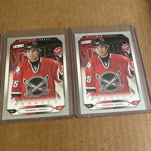 (2) 2005-06 UD Series 2 THOMAS VANEK RC #292 Sabres Ice Hockey Cards (o)
