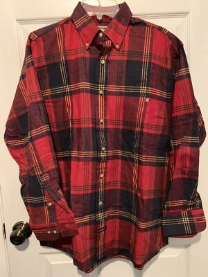 Bajo GH Wilton Franela Rojo Azul Marino Amarillo Verde A Cuadros Talla Mediana - Nuevo sin Etiquetas Foto 1 de 4