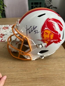 JAMES WILDER SIGNED FULL SIZE F/S HELMET TAMPA BAY BUCCANEERS BUCS ALL TIME GREA - Picture 1 of 6