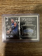 Paolo Banchero 2022-23 Panini Noir /25 Silver Framed Vintage Art Magic #291