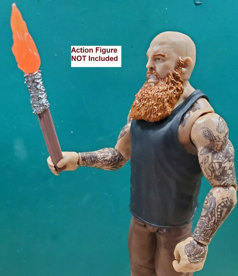 RC 1/10 Scale Toy Plastic 2x4 Flaming Torch Rock Crawler Truck Mini Accessories - Image 1 of 3