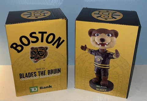 Boston Bruins 2022-23 Blades Winter Classic Jersey Bobblehead, Limited Edition Cover
