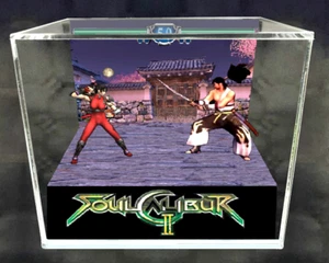 Soulcalibur 2 - 3D Cube Handmade Diorama - Video Games - Shadowbox - Picture 1 of 1
