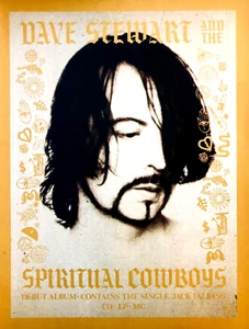 DAVE STEWART AND THE SPIRITUAL COWBOYS—ALBUM RELEASE—ORIGINAL 1990 UK PRINT AD - Picture 1 of 1