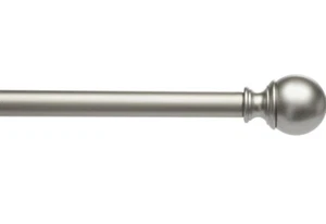 Amazon Basics Adjustable Curtain Rods for Windows, R. Finials, 1-Inch 36" to 72" - Picture 1 of 5