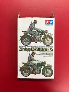 Tamiya 1973 Zundapp KS750 BMW R75 1:35 kit modello replica scala - Foto 1 di 6