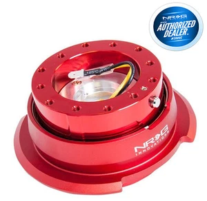 NRG Steering Wheel Quick Release Gen 2.8 RED / DIAMOND CUT SRK-280RD - Foto 1 di 1