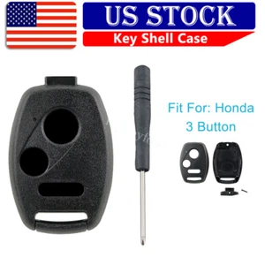 For 2007 2008 2009 2010 2011 Honda CRV CR V Remote Car Key Case Fob Cover Shell - Foto 1 di 9