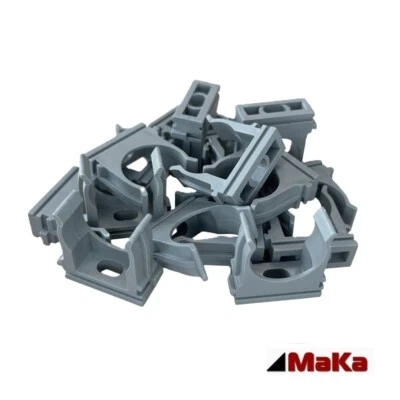 Rohrschellen Grau Quickschellen Rohrhalter  Klemmschellen    M16  M20  M25  M32 - Bild 1 von 2