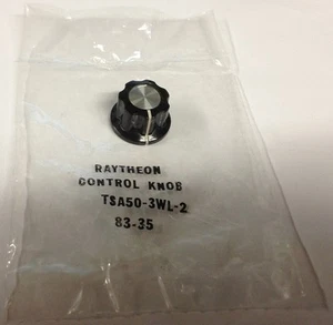 Raytheon Panel Products Knob 1/4" Dia. Shaft White Line TSA50-3WL-2 TSA50-3WL2 - Picture 1 of 1