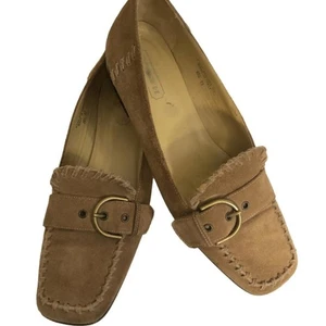 Coach Adeline Driving Halbschuhe Wildleder flache Schuhe 8,5B - Bild 1 von 6