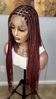 Full Lace Handmade Braided Wig 36inch - Image 1 of 4