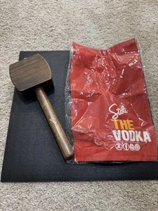 Stoli Lewis Bag + Ice Mallet Crusher Set NEW - Picture 1 of 7