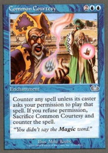 Common Courtesy - Unglued # MTG Magic The Gathering - Image 1 of 1
