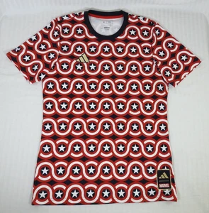 Herren Adidas Aeroready Slim Fit Marvel T-Shirt Medium. Captain America. Fußball. - Bild 1 von 23