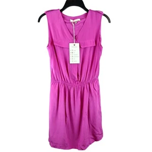 NUEVO Vestido Armour Vert Kiara Talla Pequeña 100% Seda Rosa Magenta Viaje Minorista $150 - Imagen 1 de 10
