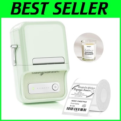 Compact Mint Green Label Maker Machine for Home Organization - Image 1 of 4