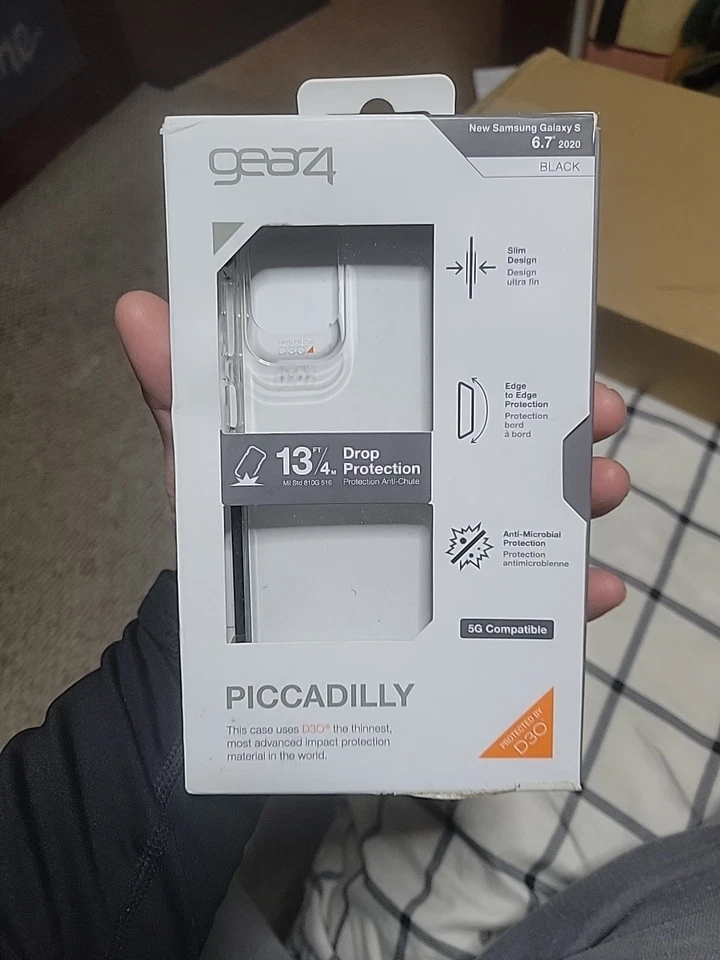 Gear4 ZAGG Piccadilly Diseñado para Samsung Galaxy S20+ Funda Protección D3O-claro Foto 1 de 2