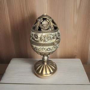 Acentos para el hogar Estilos de vida Ángel Joyado Musical Huevo Raro Ángel de Pascua Caja de música - Imagen 1 de 6