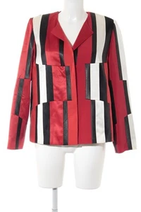 Blazer largo Mujeres Blazer Talla EU 40 negro-rojo-blanco puro elegante - Imagen 1 de 5
